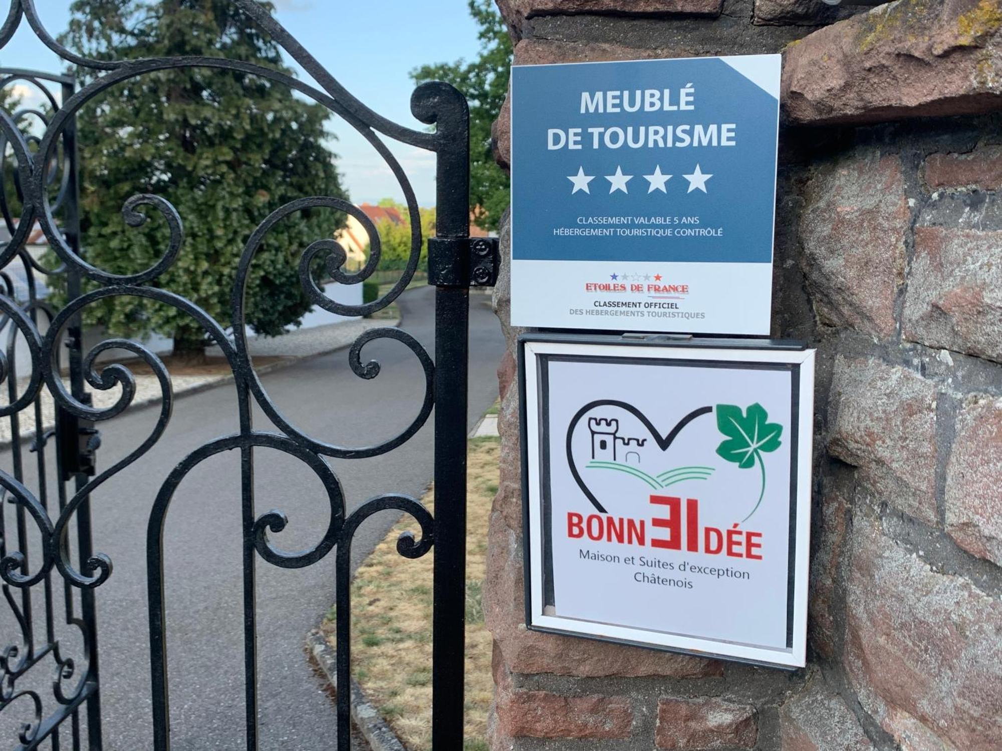 Bonne Idee - Suite Georges - Meuble De Tourisme 4 Etoiles Châtenois Extérieur photo